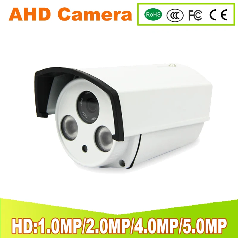 

2018 New Waterproof 1080P CCTV Camera 5MP 4MP 2MP 1MP 3.6MM Lens AHD Camera Night Vision Waterproof Outdoor Bullet Camera