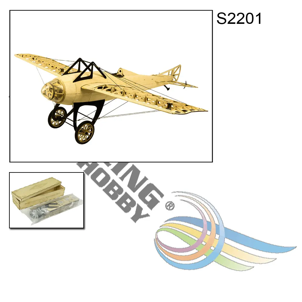 Новые Весы RC Balsawood самолет лазерной резки Deperdussin монококе 1000 мм(3") набор из пробкового дерева DIY Строительные деревянная модель - Цвет: S2201