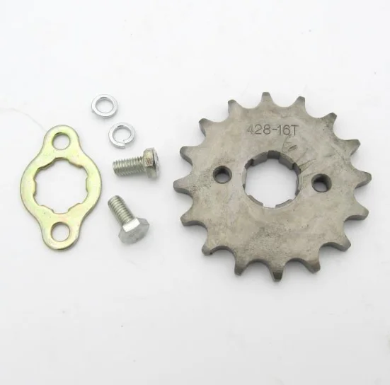 

Universal Accessories Motorcycle 12T 14T 16T 15T Teeth 20mm 17MM 428 Chain Front Sprocket Cog Small Flywheel