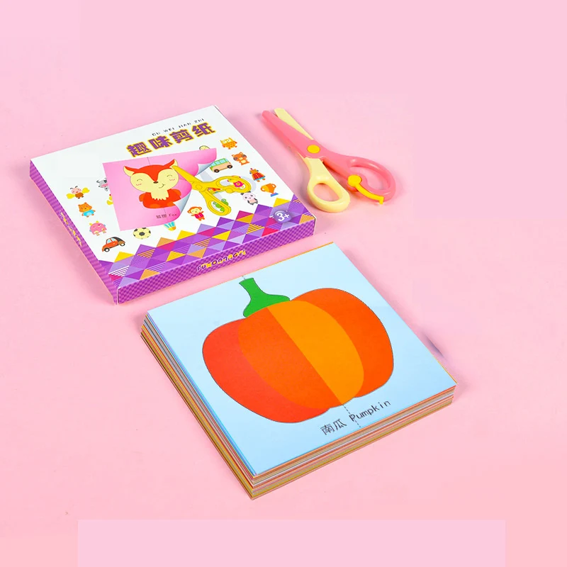 Бумага для рукоделия «сделай сам» нарезка книги дети мультфильм цветная бумага складные и режущие игрушки Дети Детский Сад Искусство