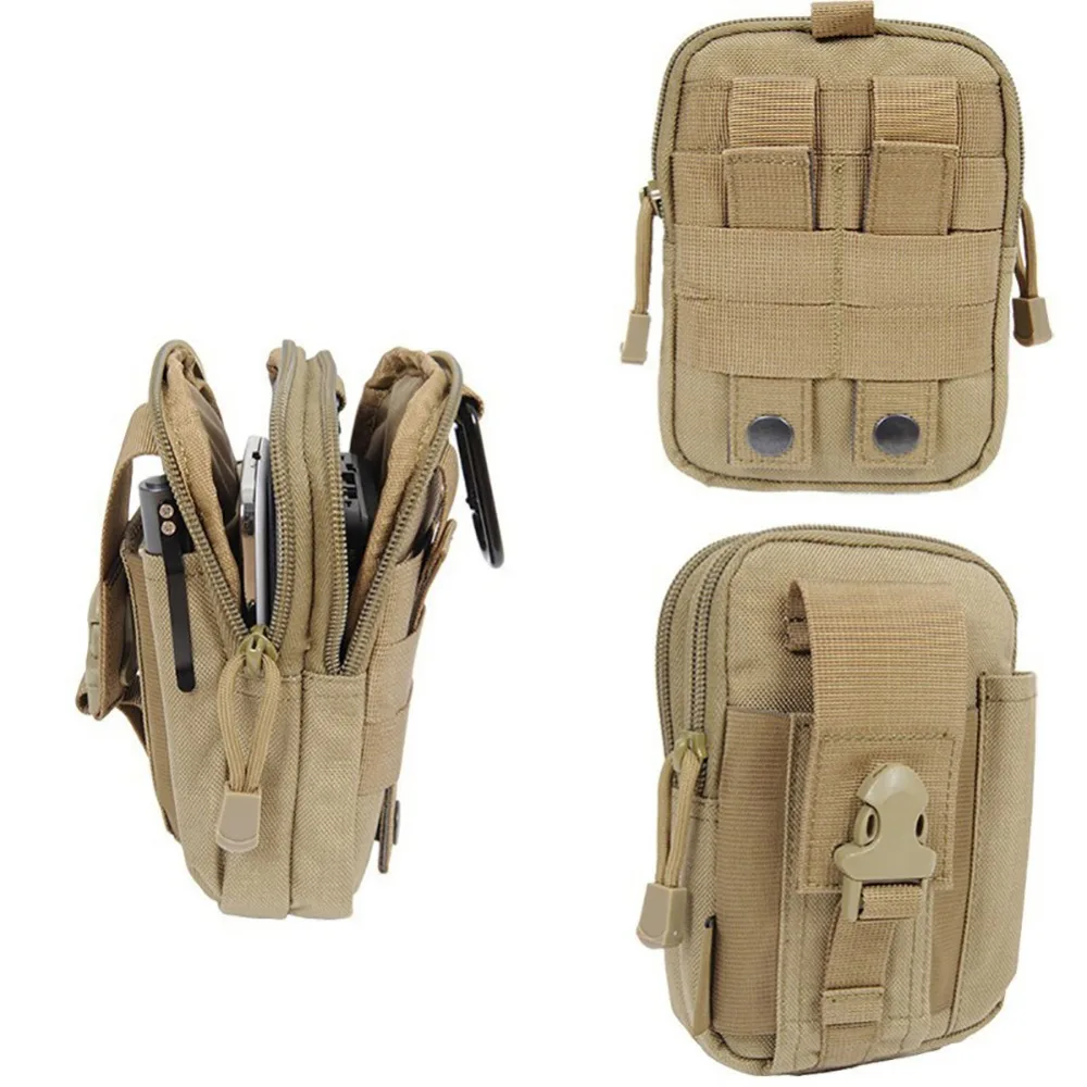 Tactical Molle Pouch Belt Waist Pack Bag Military Waist Fanny Pack Phone Pocket