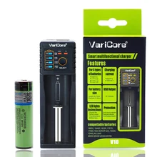 VariCore NCR18650B печатной платы 3400 mAh батарея 3,7 V для фонарик+ V10 зарядное устройство