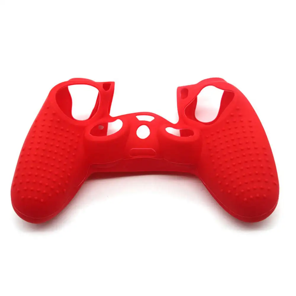 Цветной Противоскользящий мягкий силиконовый резиновый чехол для Play Station 4 PS4 Slim