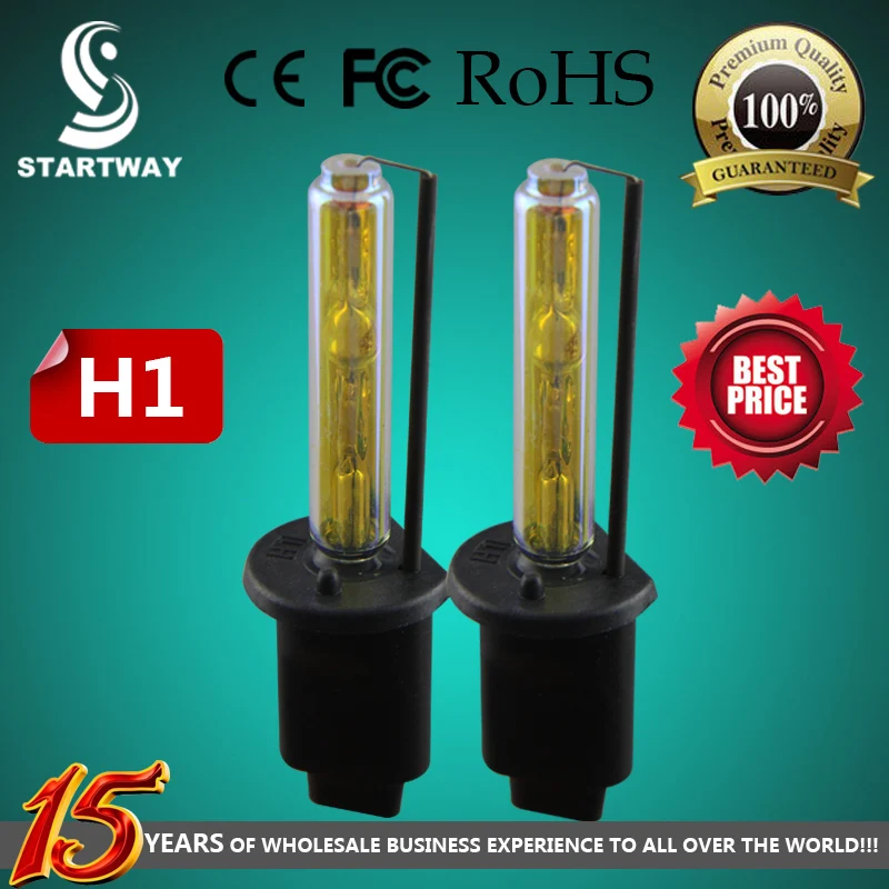 

35W 3000K Yellow Color HID Xenon Bulb H1 H3 H7 H8 H9 H11 HB3 HB4 9005 9006 880 881 Best Price 3000k Yellow