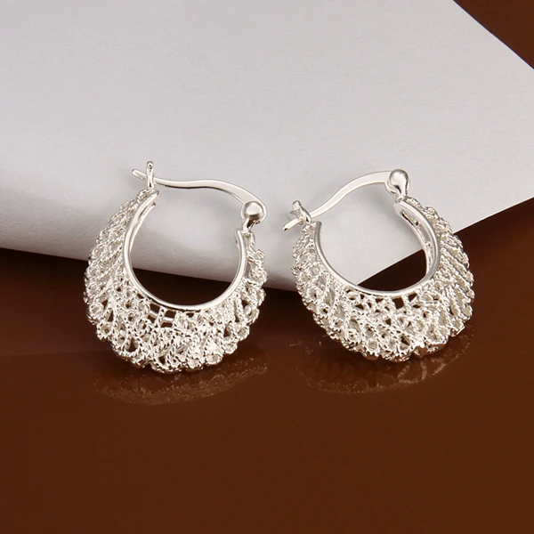 Hmong Lock Vintage Hoop Earrings 925 Solid Silver E329 Gift Box Free Hmong Lock Vintage Hoop Earrings 925 Solid Silver E329 Gift Box Free Fashion New Jewelry Brincos De Prata In From Accessories On