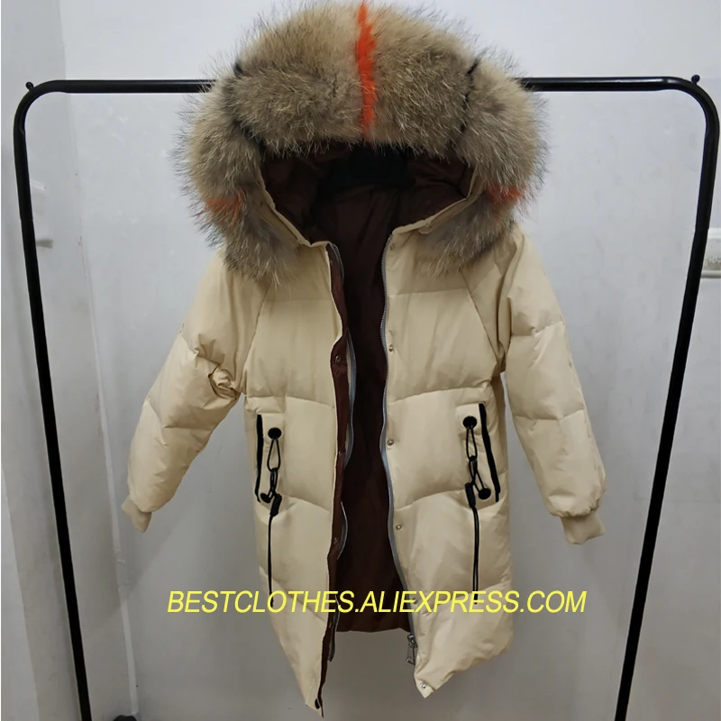 Russe As Fourrure Femmes Lâche The Parkas Duvet Laveur Neige Blanc De D'hiver as Réel Épais Photo Canard Manteau Porter Chaud Raton Femelle Hiver Outwear Photo Veste 15rTw1Xnq