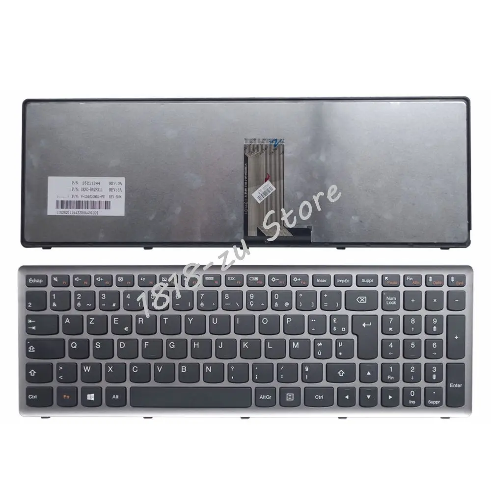 YALUZU французский новая клавиатура для lenovo U510 U510-IFI z710 FR Клавиатура ноутбука