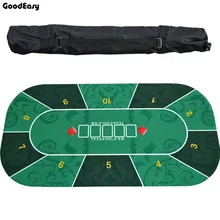 Tapis de Table en caoutchouc, 1.2m, Texas Hold'em Pokers, impression numérique, daim, disposition du Casino, accessoires de Poker