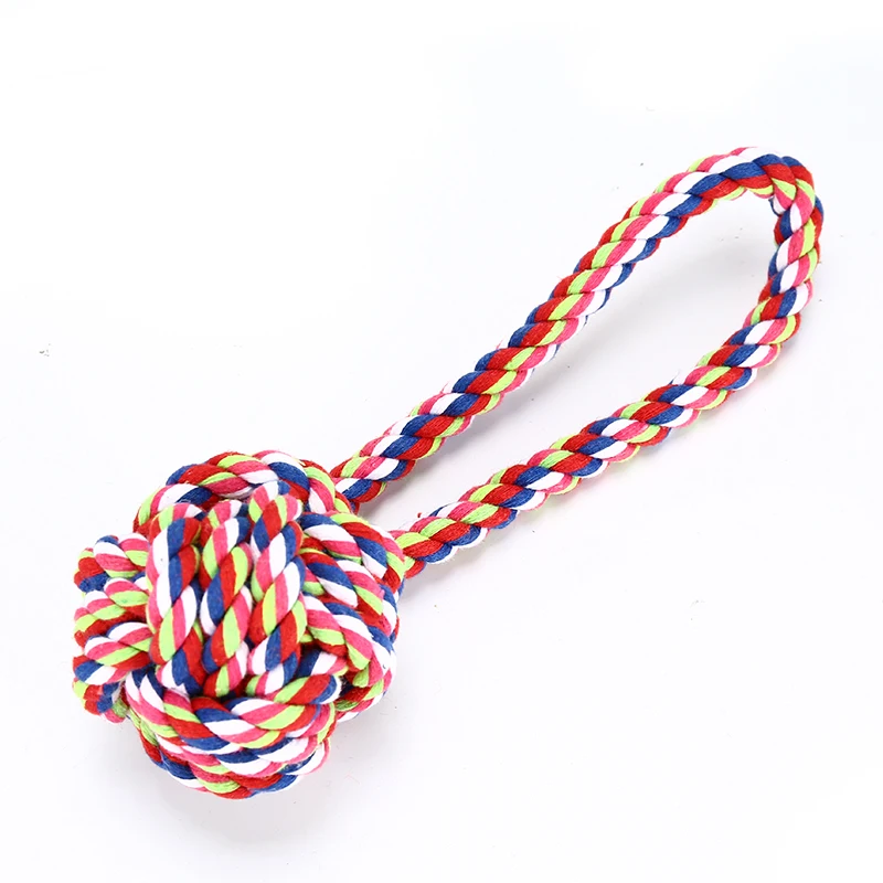 Dogs Chew Toys Cotton Rope Ball Dog Pet Rope Toy For Dogs Teeth