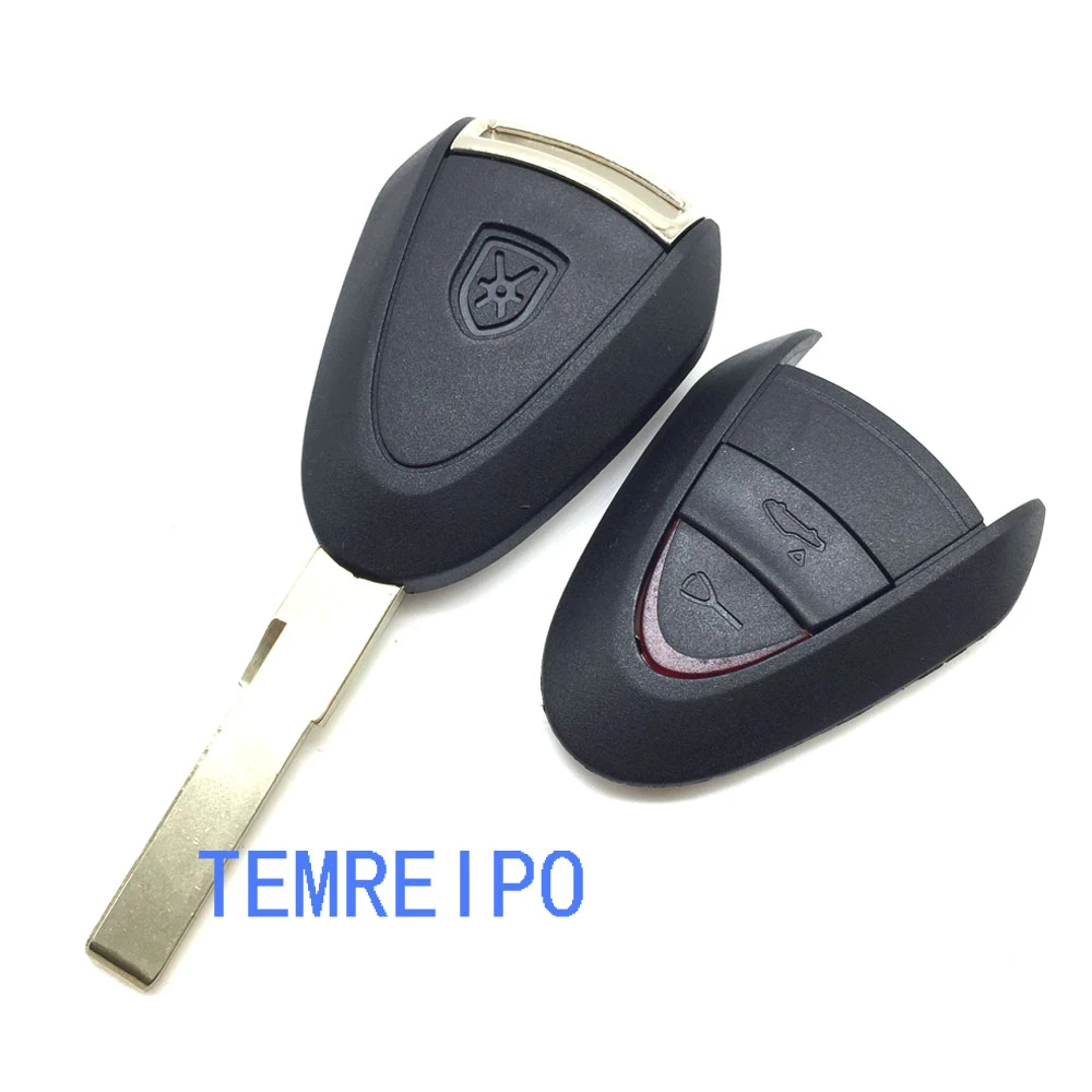 5pcs/lot 2 Buttons Replacement Remote Key Case Shell Fit For Porsche Cayman  911 Boxster Carrera Gt - Car Key - AliExpress