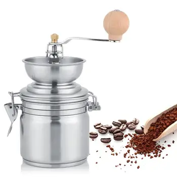 

Stainless Steel Hand Shake Coffee Grinder Is Suitable for Home Office Outdoor Camping Travel
