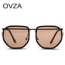 OVZA Ретро панк Солнцезащитные очки Мужские стимпанк Солнцезащитные очки женские фирменный дизайн крутые очки высокое качество S8075