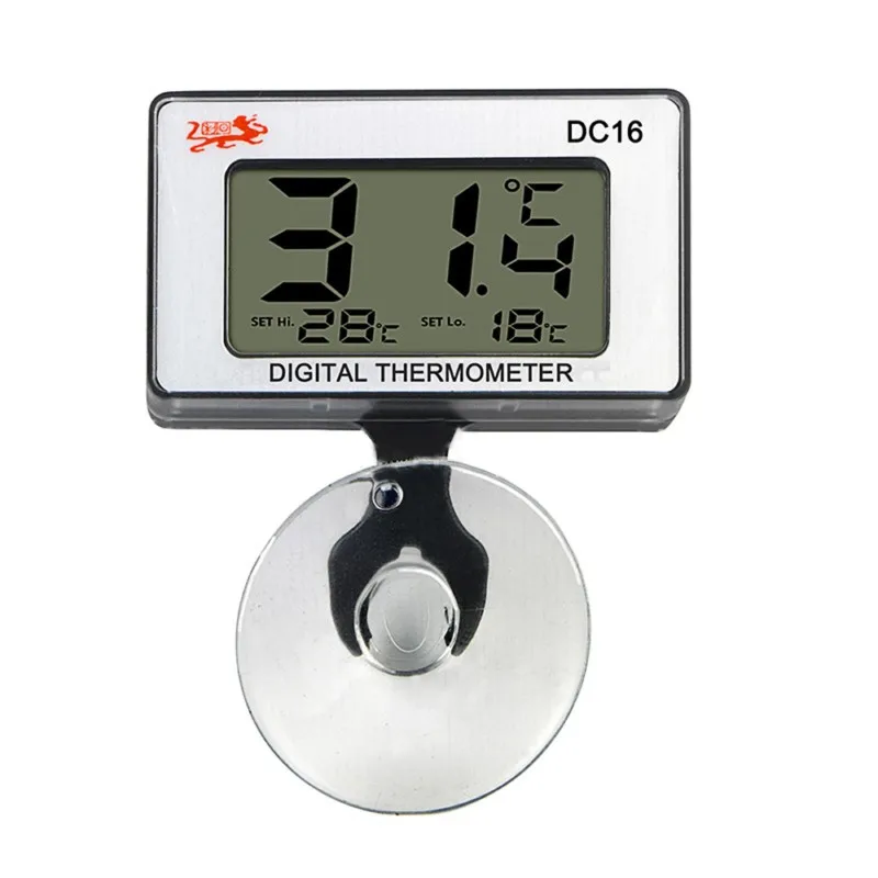lcd digital fish tank aquarium thermometer submersible water