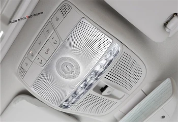 

Yimaautotrims Stainless Steel Interior For Mercedes Benz E-Class E CLASS W213 2016 - 2020 Roof Reading Lights Lamp Cover Trim