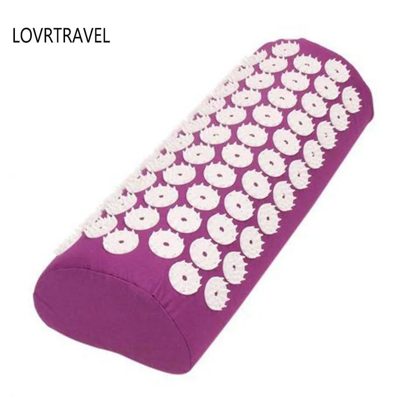 

LOVRTRAVEL Neck Pain Massage Long Pillow Yoga Acupuncture Massage Mat Neck Pillows Orthopedic Pillows 2019 New Cervical Pillow