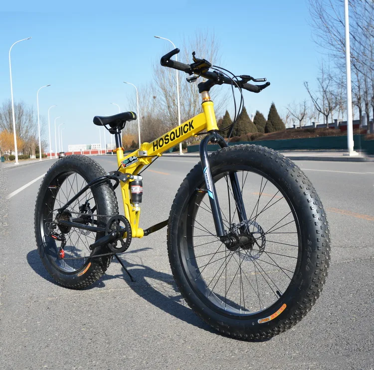Top New brand 4.0 wide fat tire downhill mountain beach snow bicycle outdoor sport 20/26 inch 27 speed folding bike 12 Top New brand 4.0 wide fat tire downhill mountain beach snow bicycle outdoor sport 20/26 inch 27 speed folding bike 12