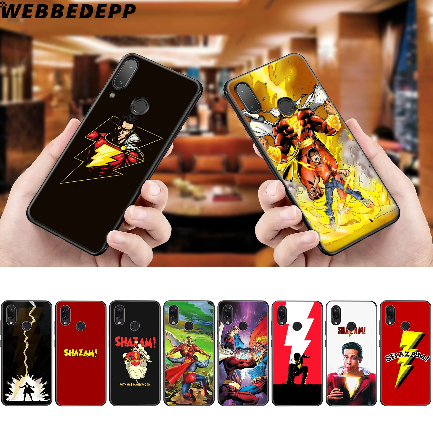WEBBEDEPP Shazam Superheroes мягкий чехол для Xiaomi Redmi K20 7A 4A 4X 5 5A 6 6A S2 Note 8 4 7 Pro Plus Prime |