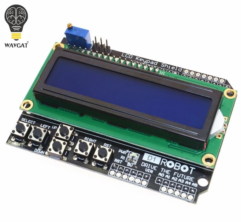 5 шт. ЖК-клавиатура Щит lcd 1602 lcd 1602 Модуль дисплей для Arduino ATMEGA328 ATMEGA2560 raspberry pi UNO синий экран