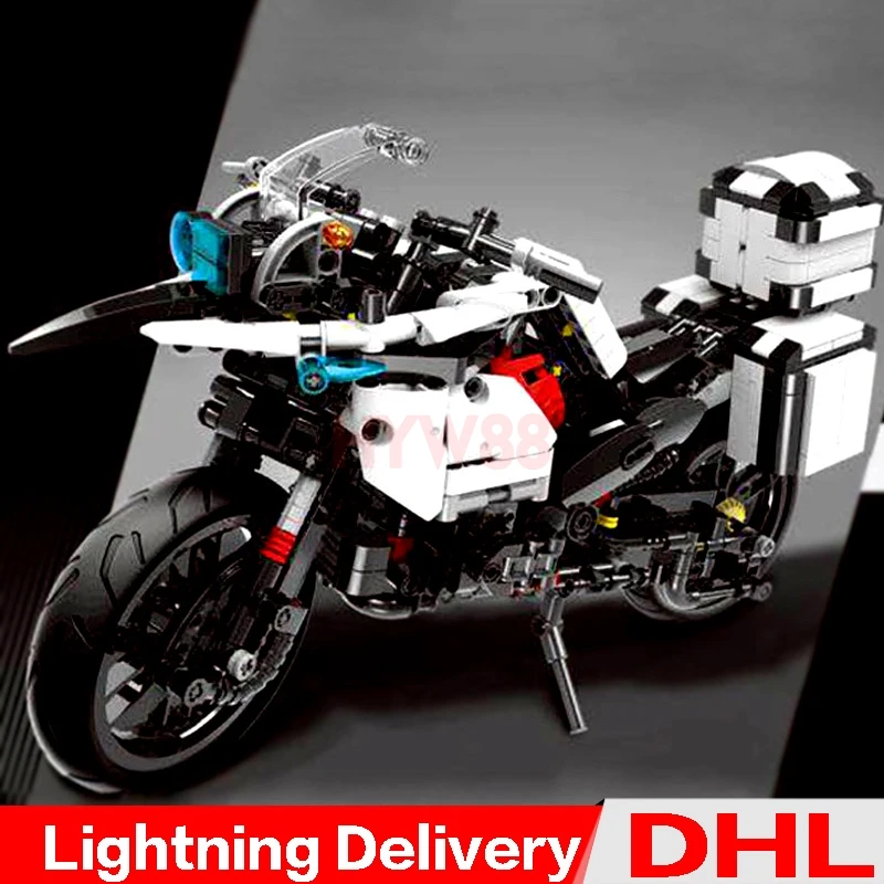 

XINGBAO 03019 Genuine The Patrol Motorcycle Set Building Blocks Bricks Educational Funny lepined Toys As New Year Gifts For Kids