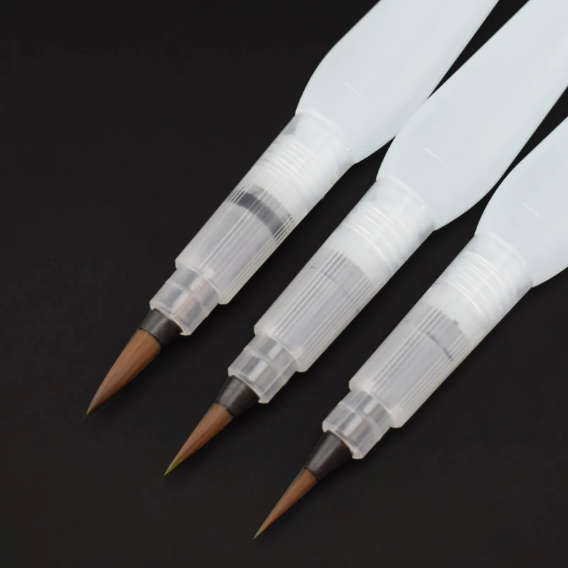 

3 Models WaterBrush Water Tank Calligraphy Painting Drawing Watercolor Brush Pen Large Water Brush Paint Brush Art Supplies