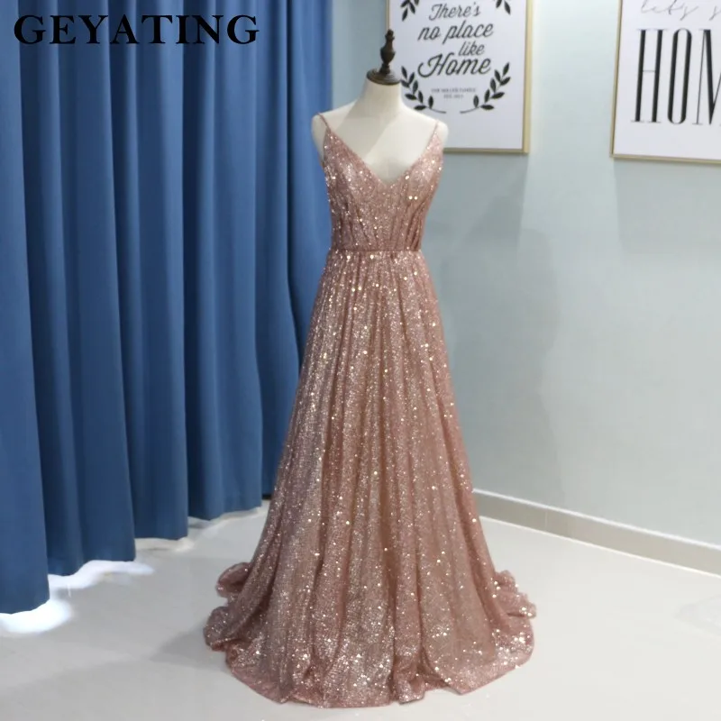 a line glitter dress