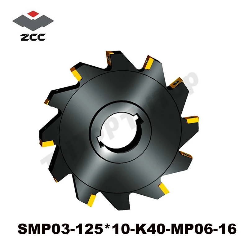 Фрезерный инструмент с ЧПУ SMP03-125* 10-K40-MP06-16 для твердосплавного фрезерного инструмента MPHT MPHT060304-DM индексируемая фрезерная головка лицевая и боковая