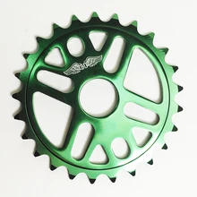 Прохладный цена ограниченное GT держатель из алюминиевого сплава CNC 25 т/зеленый BMX ручки плиты зубчатое колесо цепной передачи