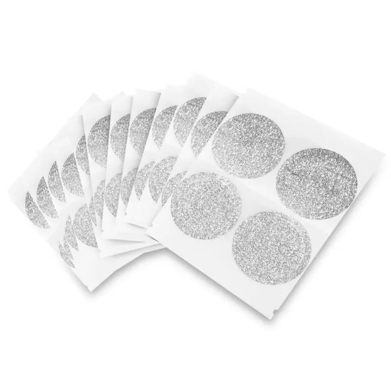 100Pcs Disposable Self Adhesive Aluminum Foil Seals Stickers for