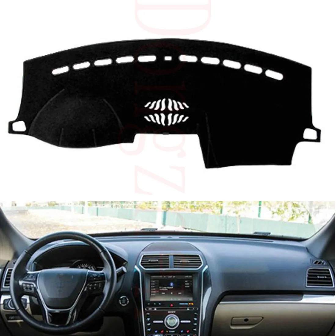 

Dongzhen Car Styling Fit For Ford Explorer 2011-2016 Car Dashboard Cover Avoid Light Pad Instrument Platform Dash Board Cover