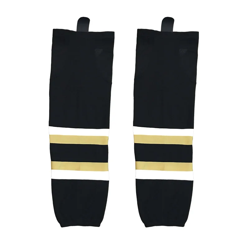 

COLDINDOOR 100% Polyester Black Professional Traning Ice Hockey Socks W025