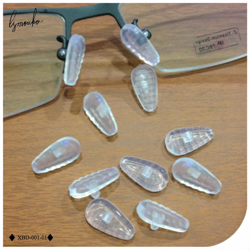 

Lymouko New Style 5 Pairs/Lot Silicone Eyeglass Airbag Soft Nose Pads On Nose Pad Glasses Massage Health Care Anti-Slip Toos