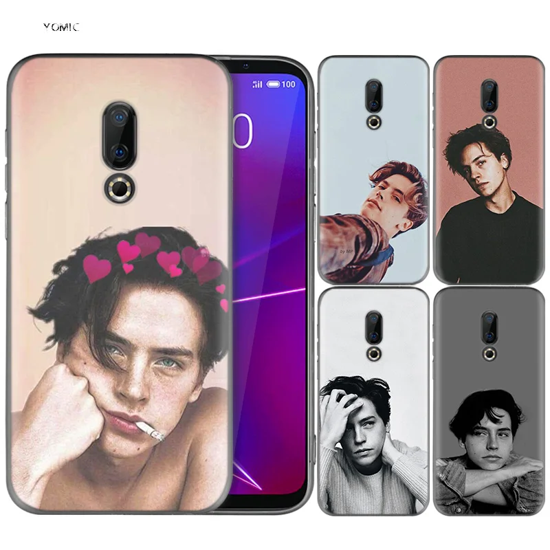 

Silicone Case for Meizu 16 16th M6T Black Dark Coque Shell Cell Phone Tpu Cover Dull Polish Riverdale Cole Sprouse Jughead