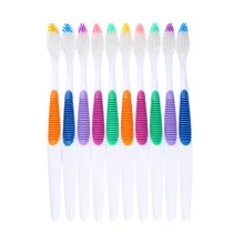 20 шт., для взрослых и семьи, супер Мягкая зубная щетка, уход за полостью рта, зубная щетка, гигиена полости рта для дома, путешествий, защита зубов, гингива