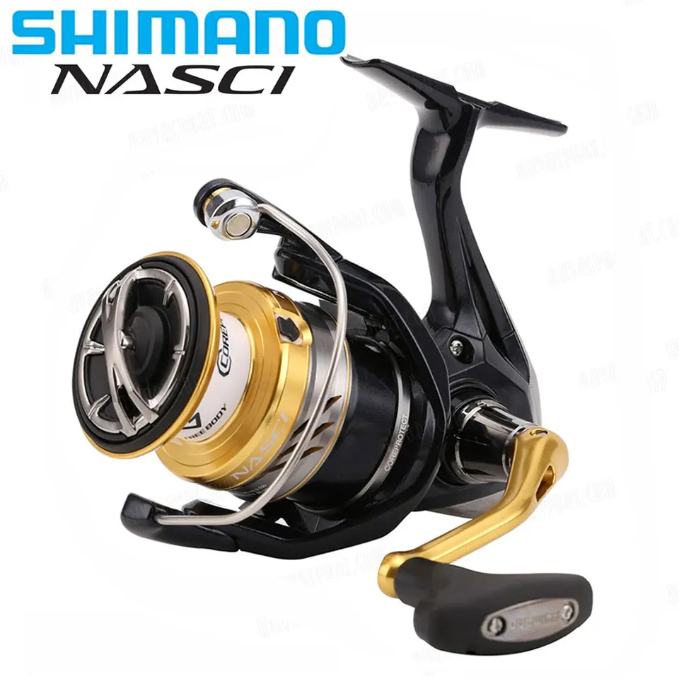 SHIMANO NASCI الغزل الصيد بكرة 4 + 1BB Hagane والعتاد أكبر بكرة قدرة ماكس 11 كيلوجرام السحب X-سفينة saltewater الصيد بكرات