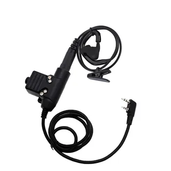 

YIDATON tactics Ear Bone Vibration Noise Reducing Earpiece with U94 PTT for baofeng uv5r 6r kenwood tk3107 tyt md380