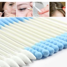 200 шт./пакет, одноразовые косметические ватные палочки с двойной головкой, косметическое средство для снятия макияжа, ватный тампон, ватный ватник, микрощетка