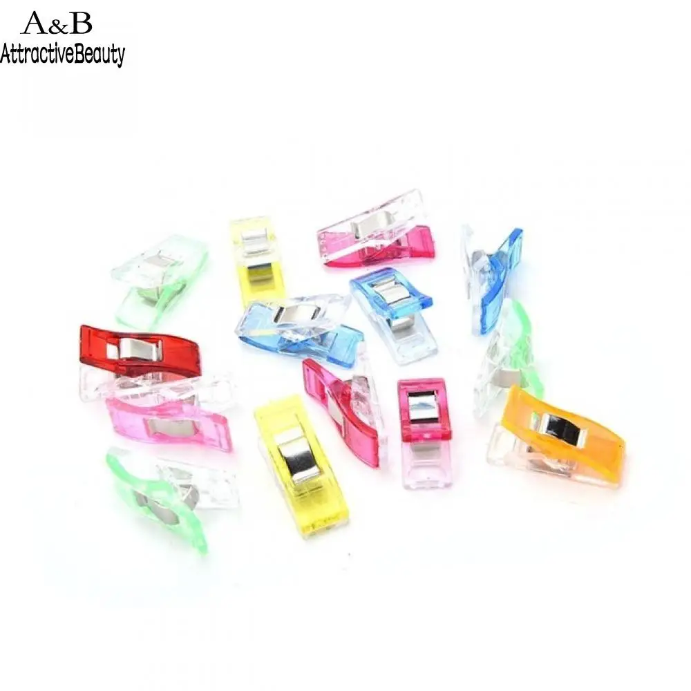 

Fabric Colors 20Pcs Plastic Wonder Clips Holder for DIY Patchwork 9 Quilting Craft Sewing Knitting Red Home Office Supply