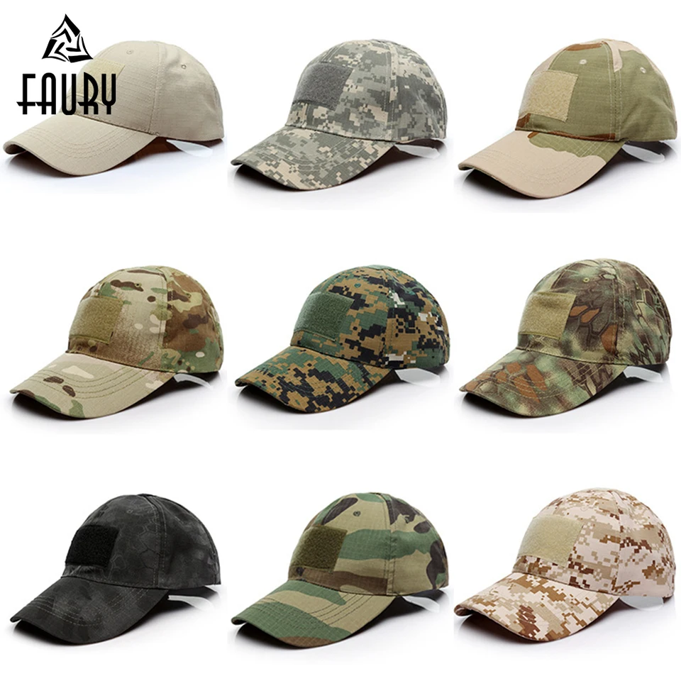 military hats with patches