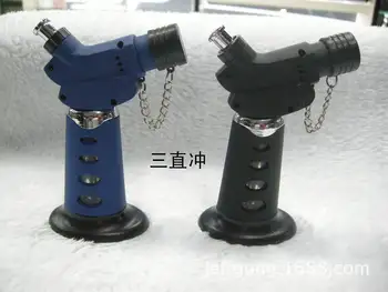 

12pcs/lot fashion gas jet lighters torch lighters Eyebrow 209 three lighters special barbecue lighters useful kitchen tools