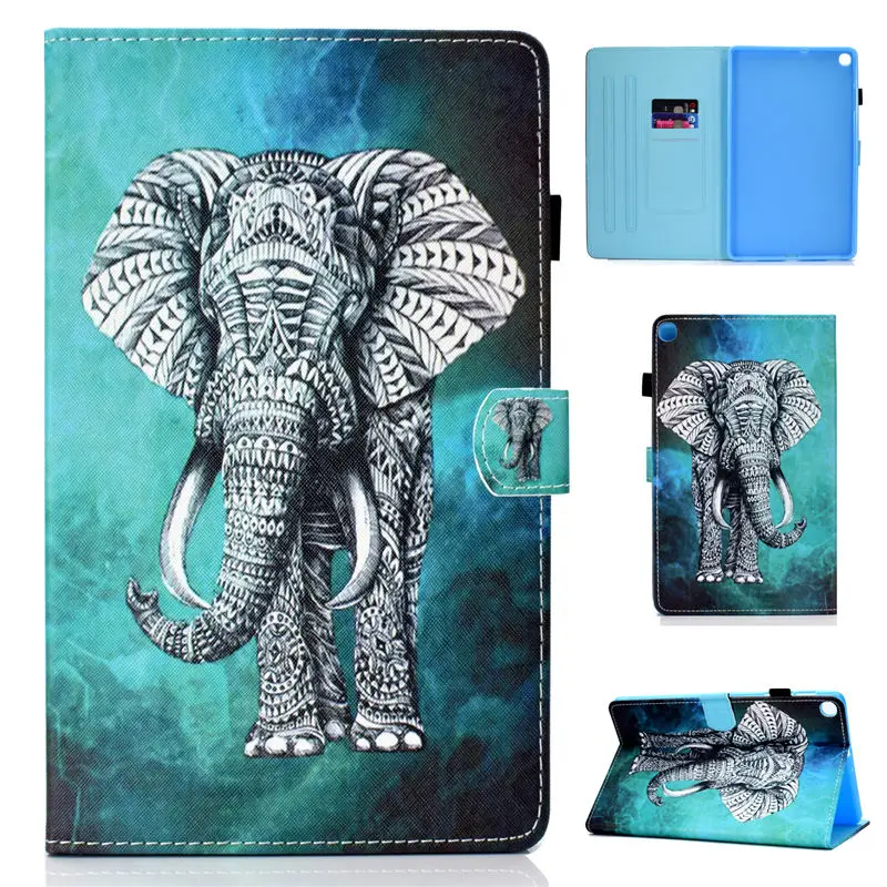 Чехол с мультяшным рисунком для samsung galaxy tab A 8 0 2019 S Pen SM P200 P205 P207 чехол планшета флип