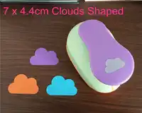 Big size Cloud EVA foam puncher paper cutter for greeting card handmade DIY craft punch furador scrapbook Clouds hole punch