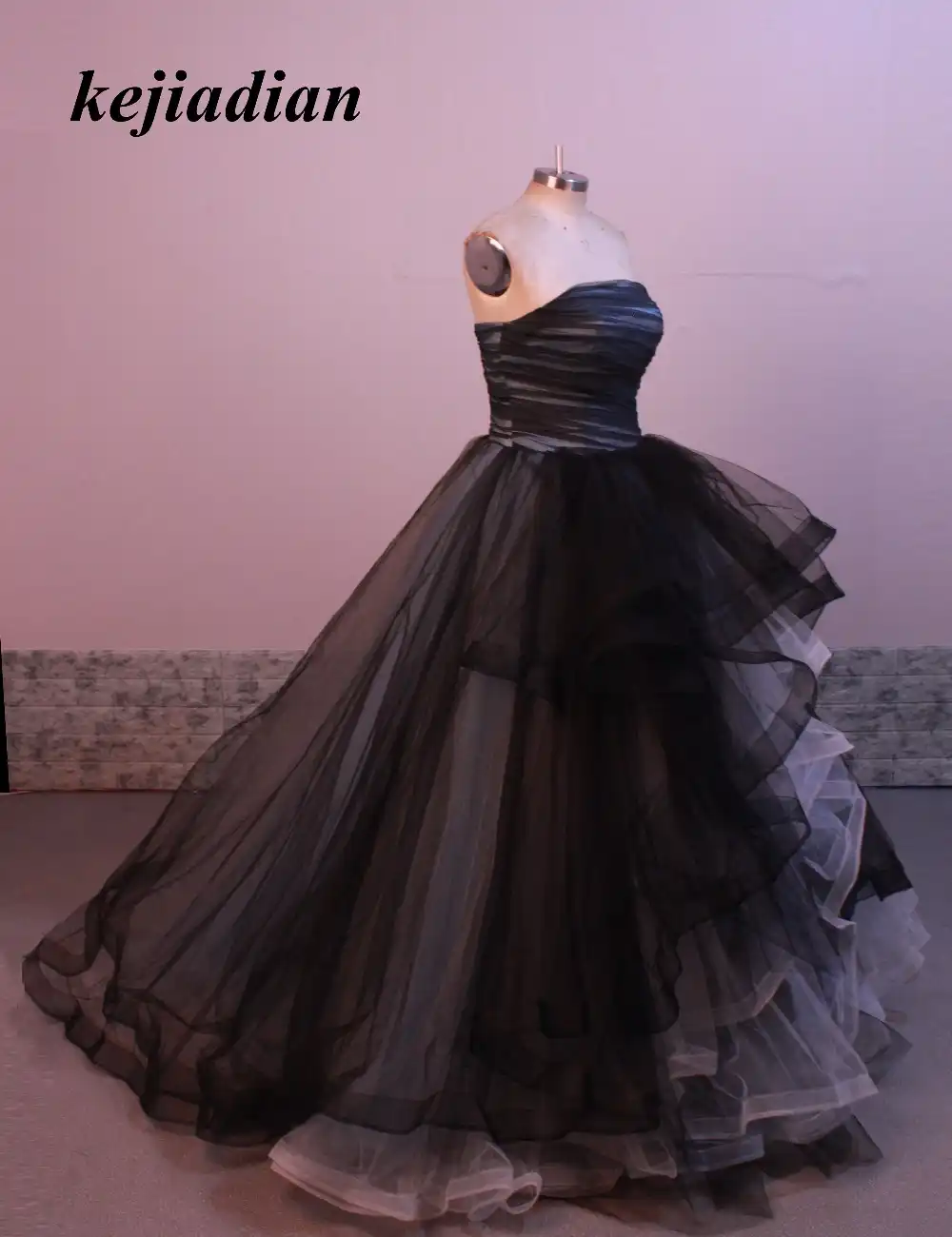black winter ball dresses