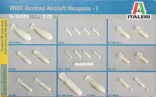 Out of print Italeri Model Kit WWII GERMAN AIRCRAFT WEAPONS Set I 1 72 scale 26101