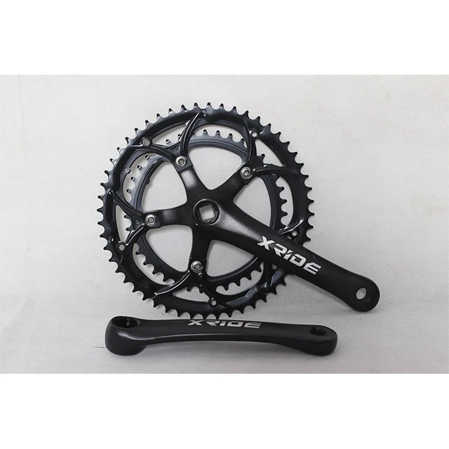 Buy Road Bike Cranks Aluminum Alloy 39T 53T Bike