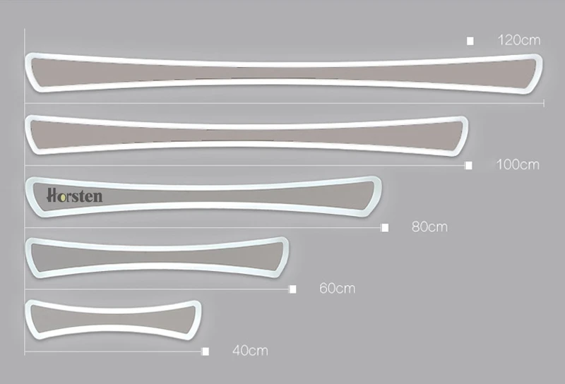 Modern Simple LED Mirror Lights 40-120cm Long Wall Lamp For Bathroom Bedroom Aluminum Acrylic Wall Sconce Lamp 110-220V (3)