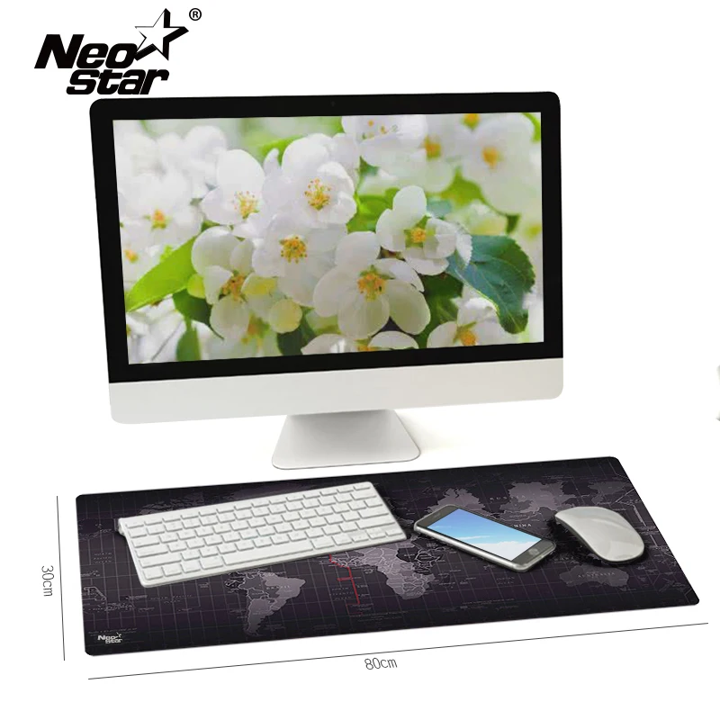 

NEO STAR Large Old World Map Mouse Pad To Notbook Computer Anti-slip Gaming Mouse Desk Pads With High Quality Rubber Mousepad