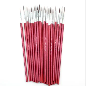 

Same Nylon Hair Artist Paint Tool Watercolor Fine Head Point Tip Brushes Set