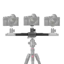 Neewer Портативный мини Камера видео Slider Rail, 9-дюймовый расширяемая до 15 дюймов 2-полосная выдвижной демпфирования операторская тележка на рельсах рельсовый ползунок