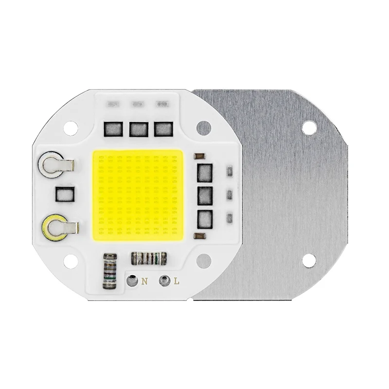 5 шт. светодиодные COB лампы чип бусины 20 Вт 30 50 AC 220 240 В вход LED Smart IC не нужен драйвер