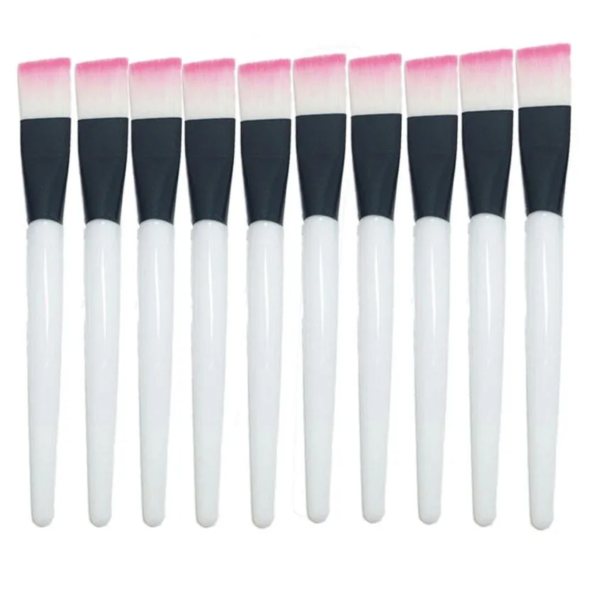 

MUQGEW 10 PCS Cosmetic Makeup Mask Brushes White Wool Fiber professional make up Beauty Set Kits Tools pincel maquiagem kwasten